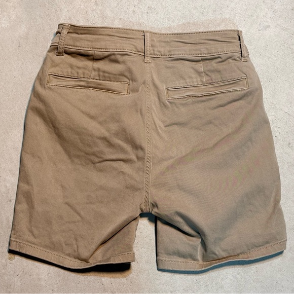 American Eagle Women's Tan Khaki Stretch Shorts Size 0 Small CT3 - Picture 4 of 4